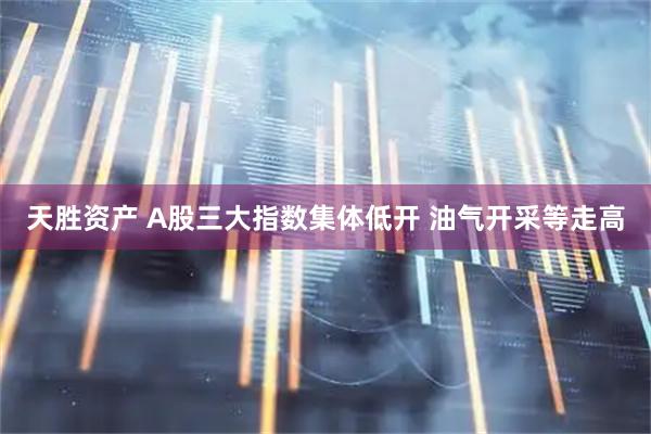 天胜资产 A股三大指数集体低开 油气开采等走高